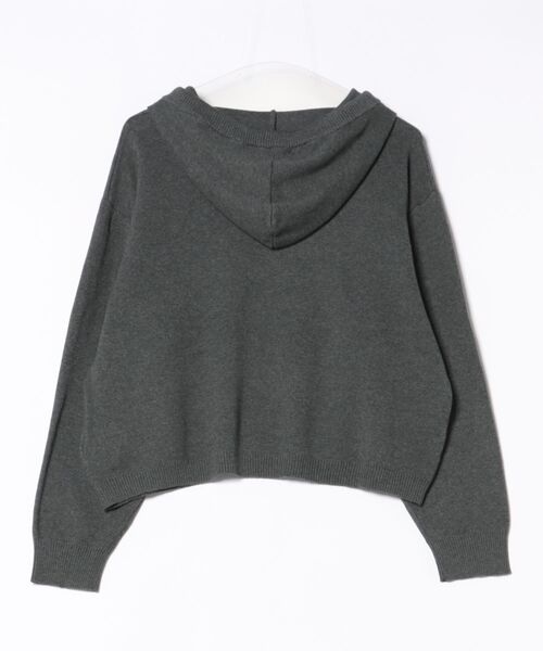 MAGASIN DE MODE Onjna(マガジンデモードオンジェナ )の「【MAGASIN DE MODE Onjna】フーディニット Y2K 韓国 XNN(ニット/セーター・レディース・イエロー/ブラック/チャコールグレー・FREE)」の5枚目の写真