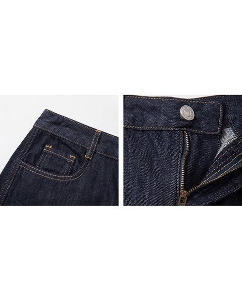 サイドシーム ワイドデニムパンツ FX25K062【Fano Studios】【2025SS