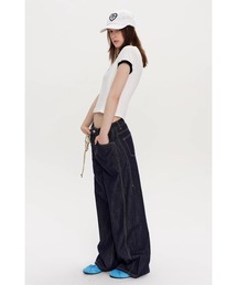 サイドシーム ワイドデニムパンツ FX25K062【Fano Studios