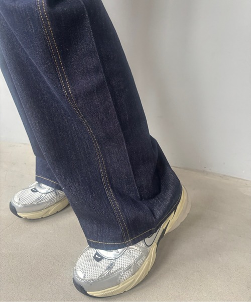 サイドシーム ワイドデニムパンツ FX25K062【Fano Studios】【2025SS