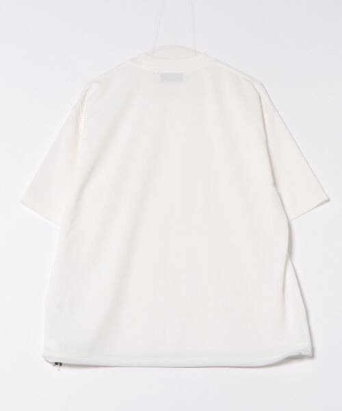 FUSE(フューズ)の「シアサッカー調ルーズフィットTEE(Tシャツ/カットソー・メンズ・ホワイト/ブラック/ネイビー・03/02/01)」の12枚目の写真