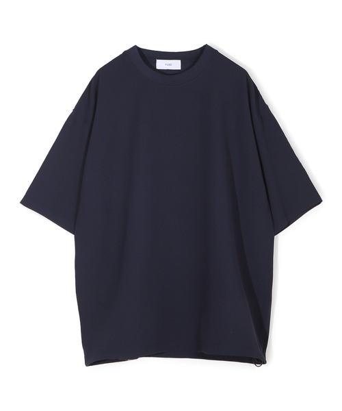 FUSE(フューズ)の「シアサッカー調ルーズフィットTEE(Tシャツ/カットソー・メンズ・ホワイト/ブラック/ネイビー・03/02/01)」の3枚目の写真
