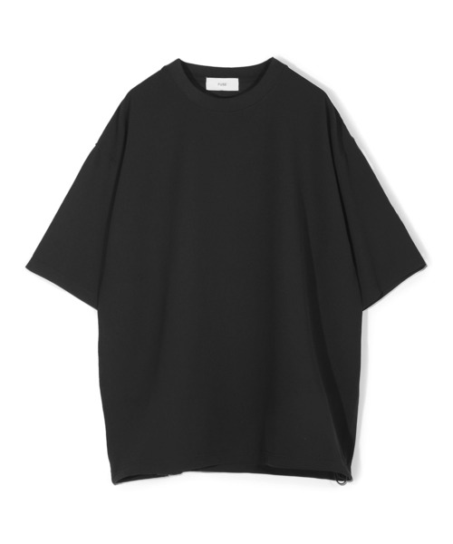 FUSE(フューズ)の「シアサッカー調ルーズフィットTEE(Tシャツ/カットソー・メンズ・ホワイト/ブラック/ネイビー・03/02/01)」の2枚目の写真