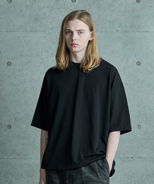 FUSE(フューズ)の「シアサッカー調ルーズフィットTEE(Tシャツ/カットソー・メンズ・ホワイト/ブラック/ネイビー・03/02/01)」の17枚目の写真
