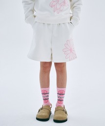 KIDS SWEAT SHORTS FLOWER（スウェットパンツ）｜Mardi Mercredi