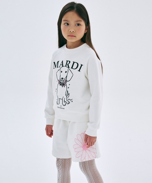 KIDS SWEAT SHORTS FLOWER（スウェットパンツ）｜Mardi Mercredi