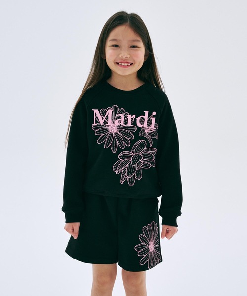 KIDS SWEAT SHORTS FLOWER（スウェットパンツ）｜Mardi Mercredi