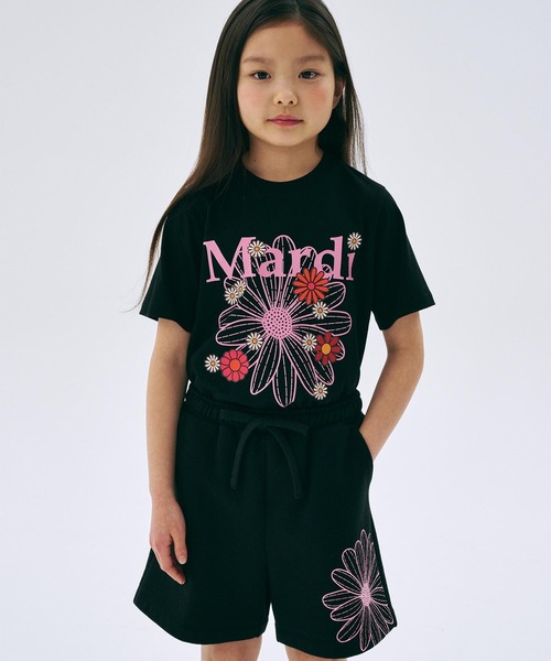 KIDS SWEAT SHORTS FLOWER（スウェットパンツ）｜Mardi Mercredi