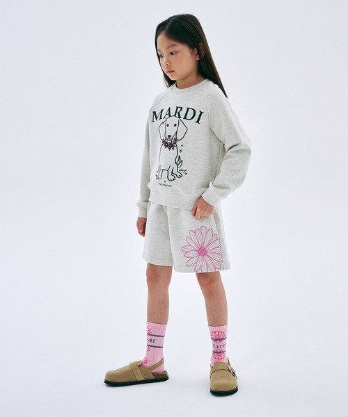 KIDS SWEAT SHORTS FLOWER（スウェットパンツ）｜Mardi Mercredi