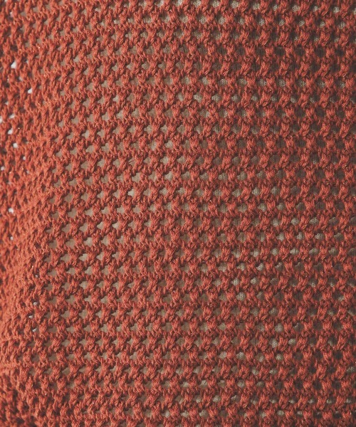 GLOBAL WORK（グローバルワーク）の「洗えるメッシュプルオーバーフレンチスリーブ/320430（Tシャツ/カットソー・レディース・アイボリー/テラコッタ/グレー系その他5・MEDIUM/LARGE）」の12枚目の写真