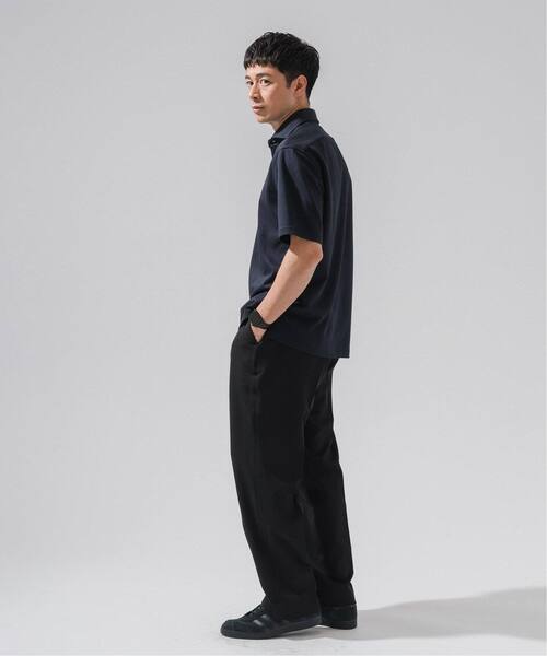 EDIFICE（エディフィス）の「《追加》"吸水速乾＆イージーケア" 36ゲージ ツイリードライ ポロシャツ（ポロシャツ・メンズ・カーキ/グレー/ダークブルー/ライトグレー・SMALL/MEDIUM/LARGE/X-LARGE）」の9枚目の写真