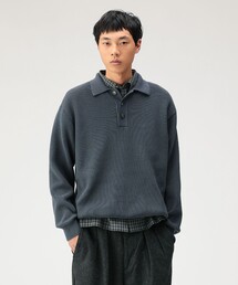 BEAMS | リラックスフィット 12ゲージ ニットポロ(ニット/セーター)