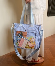 新品✨WAKO ワコウ　2way クリアバッグ ショルダーバッグ クリアバッグ 2way」に該当するショルダーバッグファッション