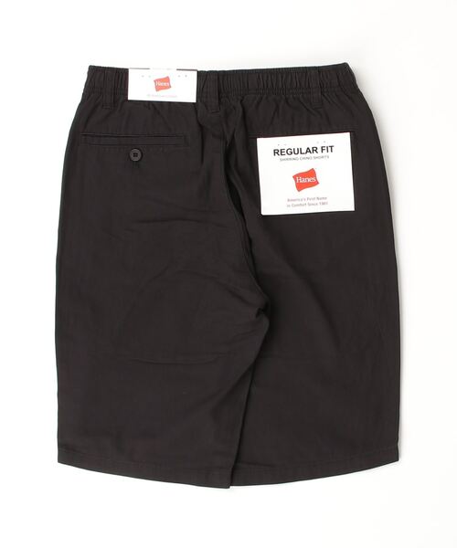 HANES(ヘインズ)の「【HANES/ヘインズ】チノクロス リラクシングショートパンツ(その他パンツ・メンズ・ブラック/ベージュ/ネイビー/カーキ・M/L/LL)」の5枚目の写真