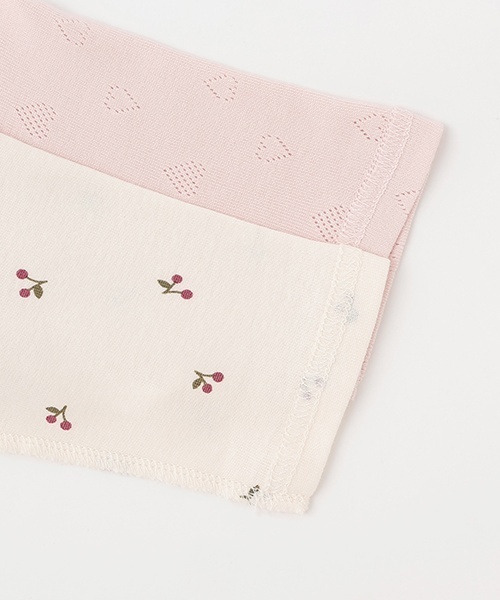 petit main（プティマイン）の「【弱酸性】2WAYオール2P（肌着・キッズ・ライラック/ライトカーキ/ピンク/ベージュ・50-70cm）」の5枚目の写真