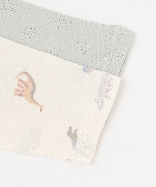 petit main（プティマイン）の「【弱酸性】2WAYオール2P（肌着・キッズ・ライラック/ライトカーキ/ピンク/ベージュ・50-70cm）」の6枚目の写真