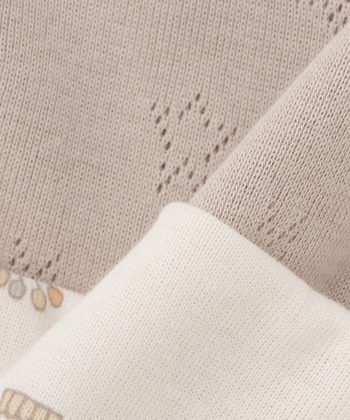 petit main（プティマイン）の「【弱酸性】2WAYオール2P（肌着・キッズ・ライラック/ライトカーキ/ピンク/ベージュ・50-70cm）」の11枚目の写真