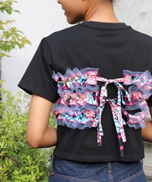 moyan ecri（モヤン エクリ）の「<moyan ecri>AFRICAビスチェセット風Tシャツ（Tシャツ/カットソー）」