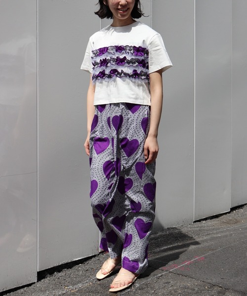 moyan ecri（モヤン エクリ）の「<moyan ecri>AFRICAビスチェセット風Tシャツ（Tシャツ/カットソー・レディース・ホワイト系その他/ホワイト系その他3/ブラック系その他2/ブラック系その他/ブラック系その他3/ホワイト系その他2・FREE）」の21枚目の写真