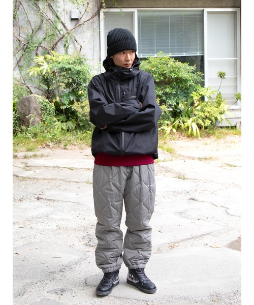 APPLEBUM(アップルバム)の「Shell Jacket(ブルゾン・メンズ・ブラック・X-LARGE/LARGE/MEDIUM)」の18枚目の写真
