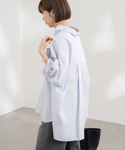 【1度着用のみ美品】 フレームワーク 24SSモデル シャツ ブラウス 長袖 セール】BIGシャツ（シャツ/ブラウス）｜FRAMeWORK（フレーム