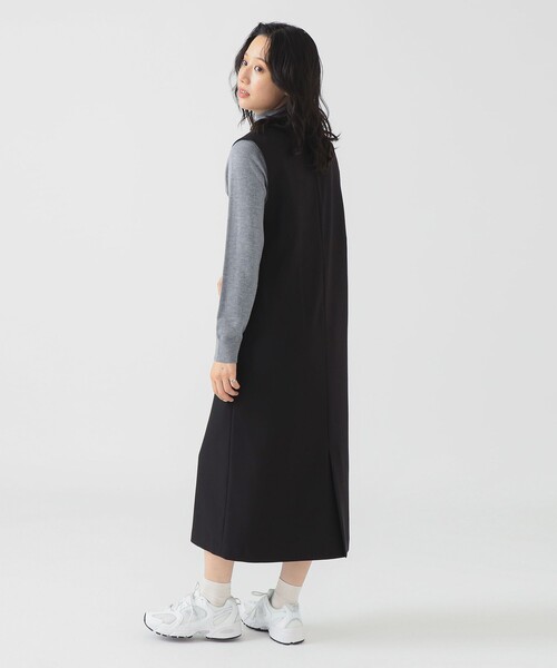 B:MING by BEAMS（ビーミングバイビームス）の「タートルネック ニット × スキッパー ワンピース セット（S～M）（ワンピース・レディース・グリーン系その他/ブラウン系その他/ブラック・MEDIUM/SMALL）」の14枚目の写真