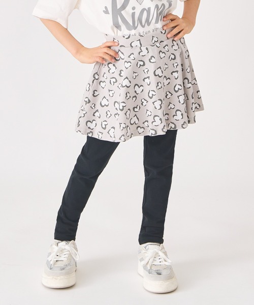 ever closet（エバークローゼット）の「総柄ストレッチスカッツ(フレアタイプ)（スカート・キッズ・ブルー系その他2/グリーン系1/ピンク系/ホワイト系その他5/ブルー系その他7/ブラウン系3/グレー系/パープル系その他7/ブラウン系その他3/ベージュ系2/ベージュ系その他/ブルー系2/ブラウン系その他6/ライトグレー系3/ブルー系その他/ブラック系その他2/ブルー系その他3/パープル系その他/ベージュ系その他4/ブラウン系1/グリーン系その他/グレー系その他/ブラック系その他6・160cm/80ｃｍ/90cm/100cm/130cm/120cm/110cm/150cm/140cm）」の6枚目の写真