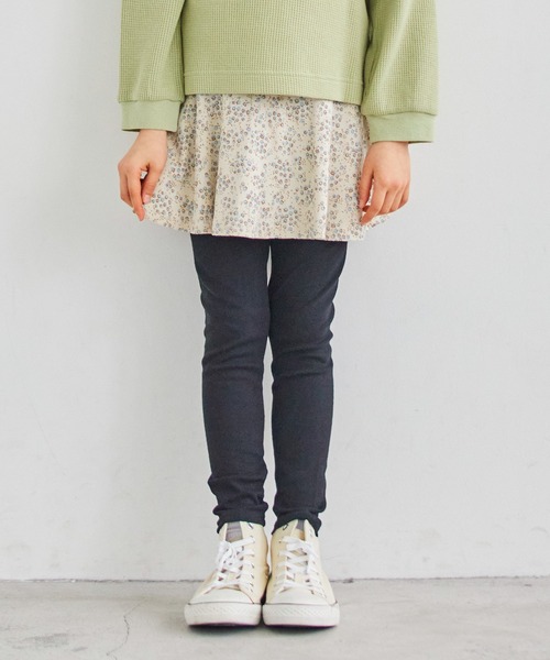 ever closet（エバークローゼット）の「総柄ストレッチスカッツ(フレアタイプ)（スカート・キッズ・ブルー系その他2/グリーン系1/ピンク系/ホワイト系その他5/ブルー系その他7/ブラウン系3/グレー系/パープル系その他7/ブラウン系その他3/ベージュ系2/ベージュ系その他/ブルー系2/ブラウン系その他6/ライトグレー系3/ブルー系その他/ブラック系その他2/ブルー系その他3/パープル系その他/ベージュ系その他4/ブラウン系1/グリーン系その他/グレー系その他/ブラック系その他6・160cm/80ｃｍ/90cm/100cm/130cm/120cm/110cm/150cm/140cm）」の11枚目の写真