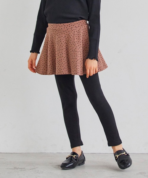 ever closet（エバークローゼット）の「総柄ストレッチスカッツ(フレアタイプ)（スカート・キッズ・ブルー系その他2/グリーン系1/ピンク系/ホワイト系その他5/ブルー系その他7/ブラウン系3/グレー系/パープル系その他7/ブラウン系その他3/ベージュ系2/ベージュ系その他/ブルー系2/ブラウン系その他6/ライトグレー系3/ブルー系その他/ブラック系その他2/ブルー系その他3/パープル系その他/ベージュ系その他4/ブラウン系1/グリーン系その他/グレー系その他/ブラック系その他6・160cm/80ｃｍ/90cm/100cm/130cm/120cm/110cm/150cm/140cm）」の9枚目の写真