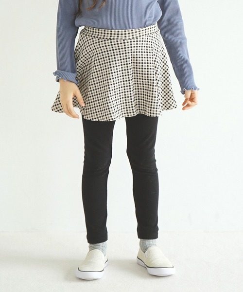 ever closet（エバークローゼット）の「総柄ストレッチスカッツ(フレアタイプ)（スカート・キッズ・ブルー系その他2/グリーン系1/ピンク系/ホワイト系その他5/ブルー系その他7/ブラウン系3/グレー系/パープル系その他7/ブラウン系その他3/ベージュ系2/ベージュ系その他/ブルー系2/ブラウン系その他6/ライトグレー系3/ブルー系その他/ブラック系その他2/ブルー系その他3/パープル系その他/ベージュ系その他4/ブラウン系1/グリーン系その他/グレー系その他/ブラック系その他6・160cm/80ｃｍ/90cm/100cm/130cm/120cm/110cm/150cm/140cm）」の12枚目の写真