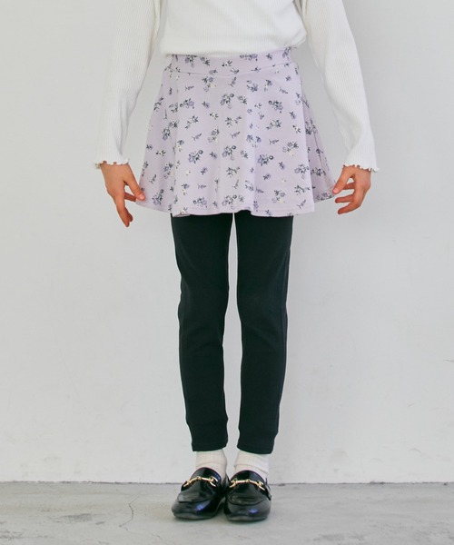 ever closet（エバークローゼット）の「総柄ストレッチスカッツ(フレアタイプ)（スカート・キッズ・ブルー系その他2/グリーン系1/ピンク系/ホワイト系その他5/ブルー系その他7/ブラウン系3/グレー系/パープル系その他7/ブラウン系その他3/ベージュ系2/ベージュ系その他/ブルー系2/ブラウン系その他6/ライトグレー系3/ブルー系その他/ブラック系その他2/ブルー系その他3/パープル系その他/ベージュ系その他4/ブラウン系1/グリーン系その他/グレー系その他/ブラック系その他6・160cm/80ｃｍ/90cm/100cm/130cm/120cm/110cm/150cm/140cm）」の22枚目の写真