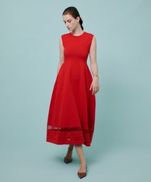 allureville アルアバイル ポリエステルシフォンギャザーワンピース allureville（アルアバイル）の「ポリエステルシフォンギャザー