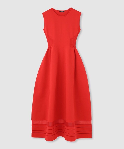 allureville（アルアバイル）の「◇ ウエストマークリブワンピース（ワンピース・レディース・レッド/ブラック/ベージュ・2）」の8枚目の写真