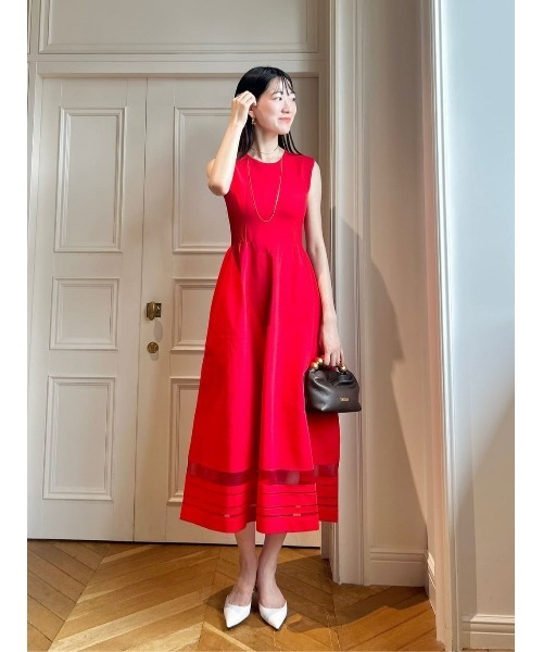 アルアバイル ◇ウエストマークリブワンピース ◇ウエストマークリブワンピース | allureville (Women)/アルアバイル