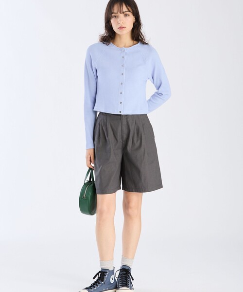 To b. by agnes b.(トゥービーバイアニエスベー)の「【Outlet】ワッフル コンパクト ロングスリーブ カーディガン(カーディガン/ボレロ・レディース・ブルー系その他・40/38)」の5枚目の写真