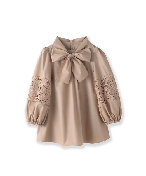 Viaggio Blu(ビアッジョブルー)の「【新色追加】七分袖レースブラウス≪洗濯機で洗える≫(シャツ/ブラウス・レディース・ネイビー/キャメル/ホワイト/ブルー系その他/ブルー/ベージュ・S/M/L)」の17枚目の写真