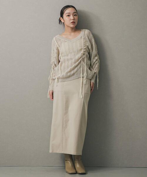 SENSE OF PLACE by URBAN RESEARCH（センスオブプレイスバイアーバンリサーチ）の「ストレッチタイトスカート（スカート・レディース・ブラウン/ブラック/ライトベージュ/チャコールグレー・X-SMALL/SMALL/MEDIUM/LARGE/TALL）」の20枚目の写真