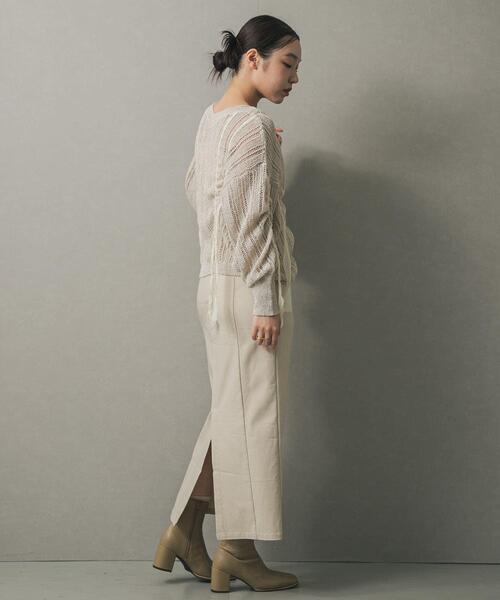 SENSE OF PLACE by URBAN RESEARCH（センスオブプレイスバイアーバンリサーチ）の「ストレッチタイトスカート（スカート・レディース・ブラウン/ブラック/ライトベージュ/チャコールグレー・X-SMALL/SMALL/MEDIUM/LARGE/TALL）」の22枚目の写真