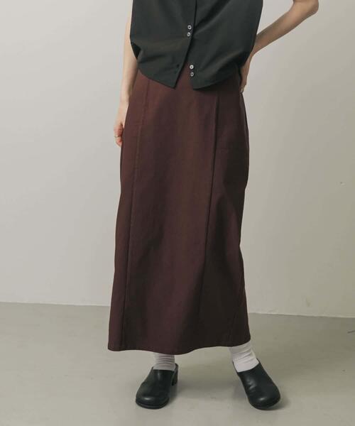 SENSE OF PLACE by URBAN RESEARCH（センスオブプレイスバイアーバンリサーチ）の「ストレッチタイトスカート（スカート・レディース・ブラウン/ブラック/ライトベージュ/チャコールグレー・X-SMALL/SMALL/MEDIUM/LARGE/TALL）」の14枚目の写真