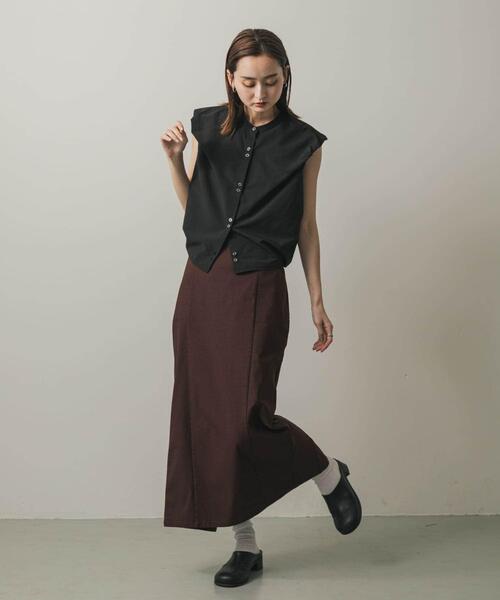 SENSE OF PLACE by URBAN RESEARCH（センスオブプレイスバイアーバンリサーチ）の「ストレッチタイトスカート（スカート・レディース・ブラウン/ブラック/ライトベージュ/チャコールグレー・X-SMALL/SMALL/MEDIUM/LARGE/TALL）」の17枚目の写真