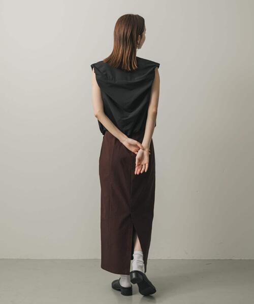 SENSE OF PLACE by URBAN RESEARCH（センスオブプレイスバイアーバンリサーチ）の「ストレッチタイトスカート（スカート・レディース・ブラウン/ブラック/ライトベージュ/チャコールグレー・X-SMALL/SMALL/MEDIUM/LARGE/TALL）」の18枚目の写真