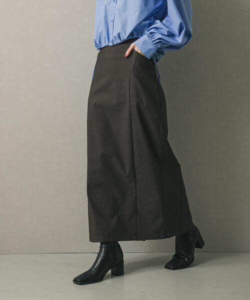 SENSE OF PLACE by URBAN RESEARCH（センスオブプレイスバイアーバンリサーチ）の「ストレッチタイトスカート（スカート・レディース・ブラウン/ブラック/ライトベージュ/チャコールグレー・X-SMALL/SMALL/MEDIUM/LARGE/TALL）」の6枚目の写真