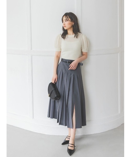 SNIDEL（スナイデル）の「ハーフムーンバッグ（ハンドバッグ・レディース・キャメル/ダークブラウン/ブラック・F）」の11枚目の写真