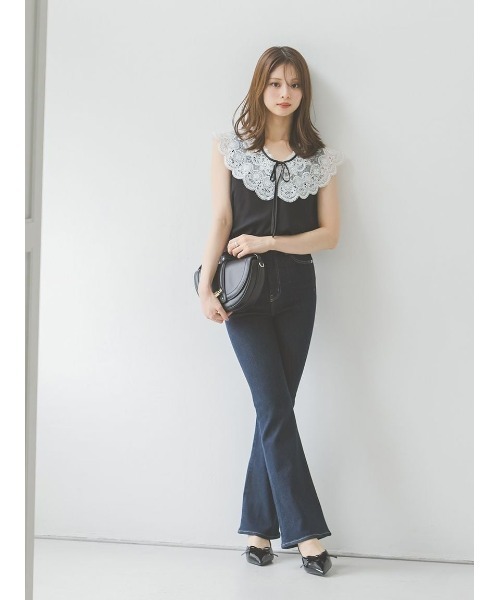 SNIDEL（スナイデル）の「ハーフムーンバッグ（ハンドバッグ・レディース・キャメル/ダークブラウン/ブラック・F）」の13枚目の写真