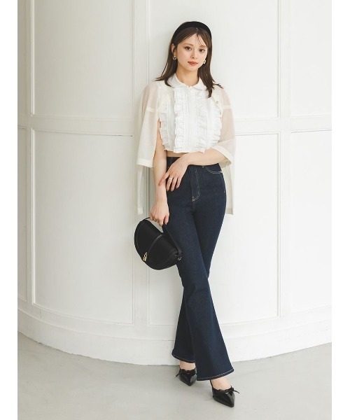 SNIDEL（スナイデル）の「ハーフムーンバッグ（ハンドバッグ・レディース・キャメル/ダークブラウン/ブラック・F）」の16枚目の写真