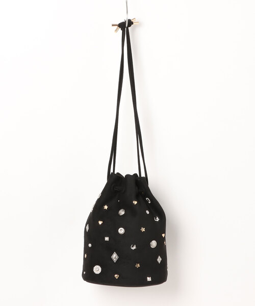 Three Four Time（ｽﾘｰﾌｫｰﾀｲﾑ）の「スエードスタッズドロストBAG（トートバッグ・レディース・キャメル/ブラック/カーキ・FREE）」の11枚目の写真