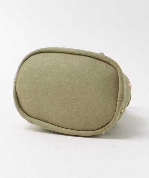 Three Four Time（ｽﾘｰﾌｫｰﾀｲﾑ）の「スエードスタッズドロストBAG（トートバッグ・レディース・キャメル/ブラック/カーキ・FREE）」の7枚目の写真