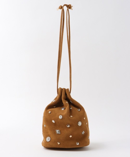 Three Four Time（ｽﾘｰﾌｫｰﾀｲﾑ）の「スエードスタッズドロストBAG（トートバッグ・レディース・キャメル/ブラック/カーキ・FREE）」の22枚目の写真