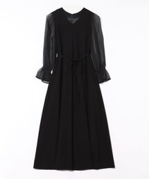 【最終値下げ】パーティードレス　PREFERIR PREFERIR ドレス 総レース バックリボン 結婚式 パーティー