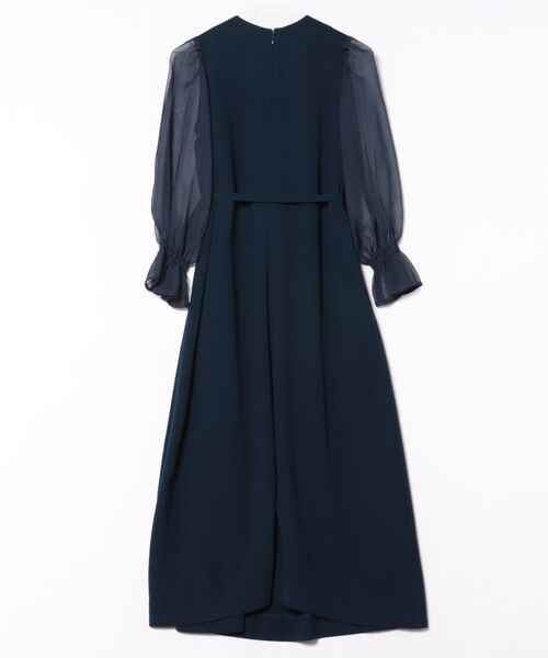 結婚式 オケージョン パーティー 女子会 シアースリーブ Vネック A